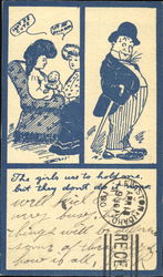 The Girls Use To Hold One But They Don't Do It Night Postcard