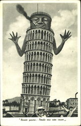 Niente Poura Penda Ma Non Casco Postcard