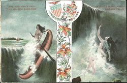 The Red Man's Fact The Maiden Sacrifice Niagara Falls, NY Postcard Postcard