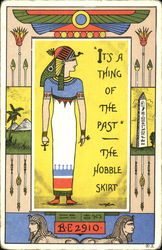 It's A Thing Of The Past The Hobble Skirt Postcard