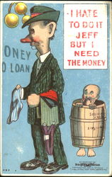 The Loan Shark Comic, Funny Postcard Postcard