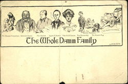 The Whole Dam Family The Whole Family Postcard Postcard