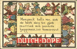 Dutch Dope Dutch Children Postcard Postcard