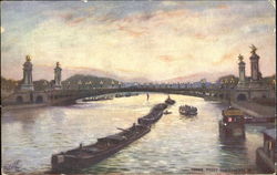 Paris Pont Alexandre III Postcard