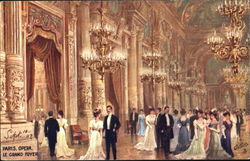 Paris Opera Le Grand Foyer France Postcard Postcard