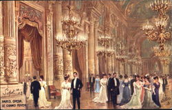 Paris Opera Le Grand Foyer Postcard