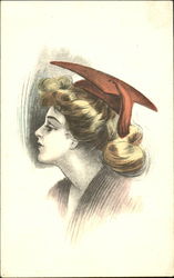 Young Woman Graduate Postcard