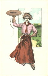 Cowgirl Postcard