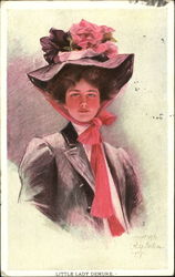 Little Lady Demure Women Postcard Postcard