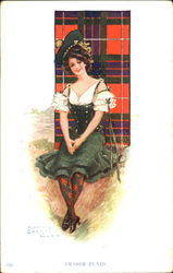 Fraser Plaid Women Postcard Postcard