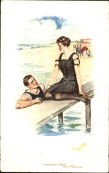 A Modern Siren Postcard