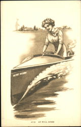Boating Postcard