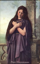 Mary Magdalene Religious Postcard Postcard