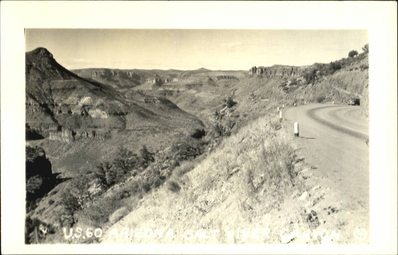 U. S. 60 Arizona Salt River Canyon