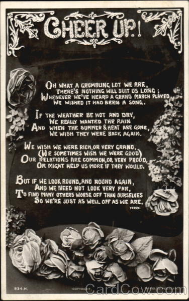 Cheer Up! Poems & Poets