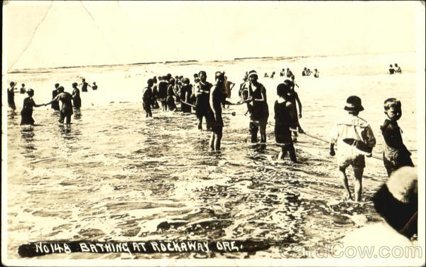 Bathing At Rockaway Oregon
