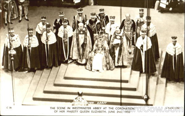 The Scene In Westminster Abbey Royalty