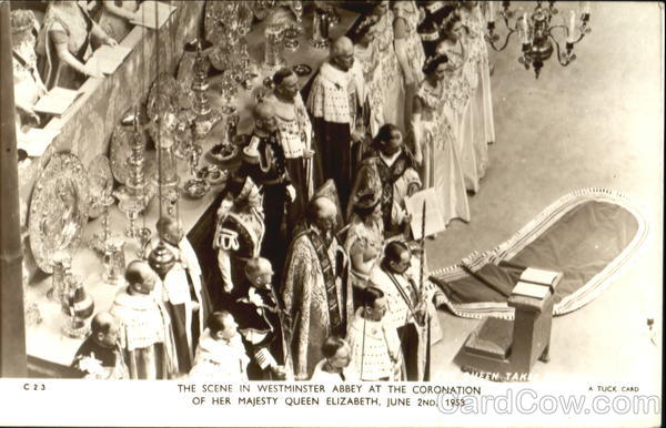 The Scene In Westminster Abbey Royalty