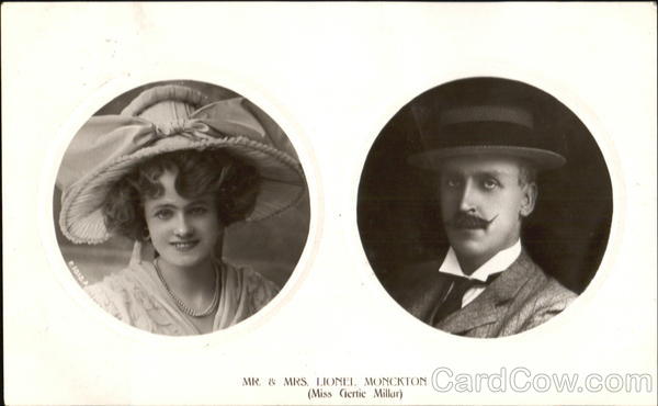 Mr. & Mrs. Lionel Monckton Actresses