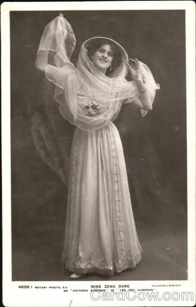 Miss Zena Dare As Victoria Siddons In The Gay Gordons