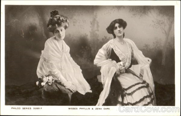 Misses Phyllis & Zena Dare Actresses