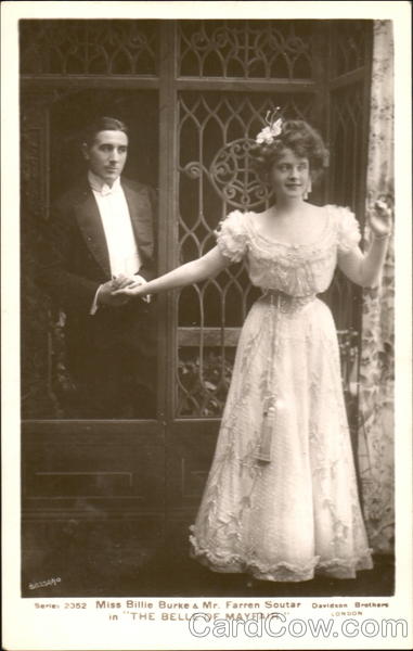 Miss Billie Burke & Mr. Farren Soutar In The Belle Of Mayfair