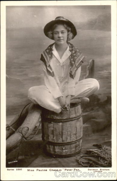 Miss Pauline Chase In Peter Pan Actresses