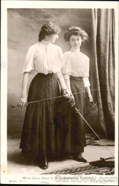 Miss Zena Dare & Miss Adrienne Augarde Actresses