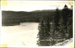Lake Odell & Diamond Peak Postcard