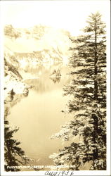 Phantom Ship Crater Lake Oregon Crater Lake National Park Postcard Postcard
