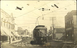 The Home Of The Great Four Wheel Drive Auto, Main St Clintonville, WI Postcard Postcard