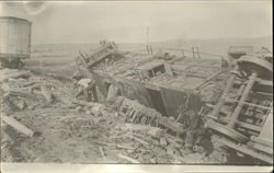 Overturned Rail Car Overturned Rail Car