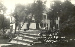 Vienna after the cyclone Postcard