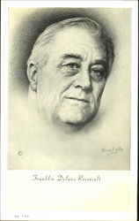 Franklin Delano Roosevelt Presidents Postcard Postcard