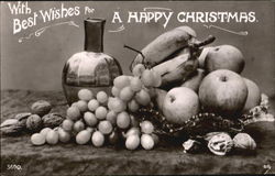 With Best Wishes For A Happy Christmas Postcard