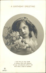 A birthday greeting Postcard