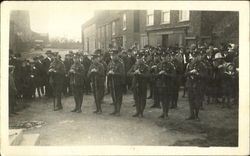 Group of Policemen People in Uniform Postcard Postcard