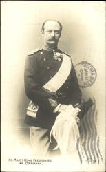 Hs. Majst Kong Frederick VIII af Danmark Postcard