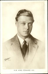 H. M. King Edward VIII Postcard