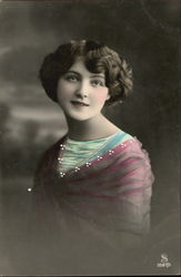 Woman Postcard
