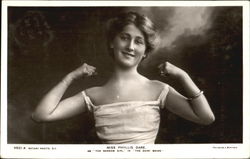 Miss Phyllis Dare As The Sandow Girl In The Dairy Maids Postcard