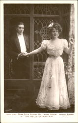 Miss Billie Burke & Mr. Farren Soutar In The Belle Of Mayfair Postcard