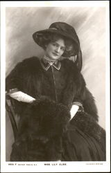 Miss Lily Elsie Postcard