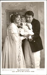 Mrs. Seymour Hicks Miss Ellaline Terriss Baby Betty & Mr. Seymour Hicks Postcard