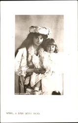 Mabel & Baby Betty Hicks Postcard