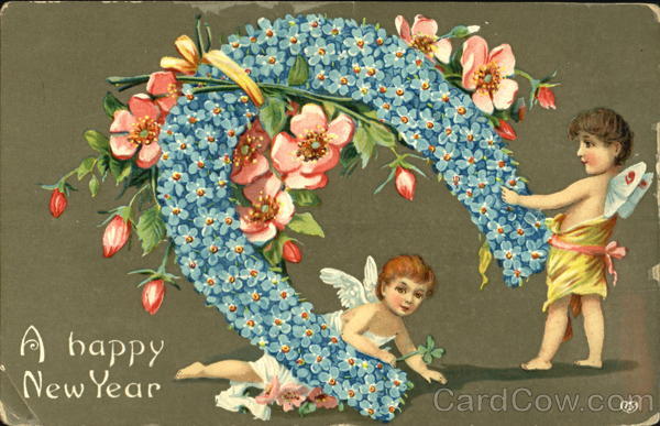 A Happy New Year Angels & Cherubs