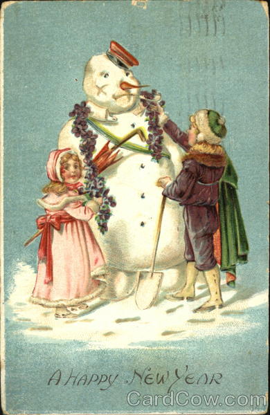 A Happy New Year Snowmen