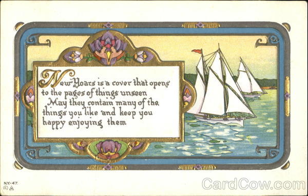 New Years Sailboats New Year's