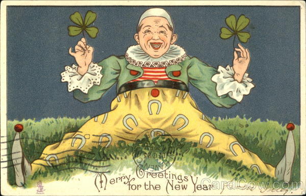 Merry Greetings For The New Year New Year's