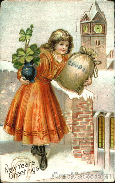 New Years Greetings Children